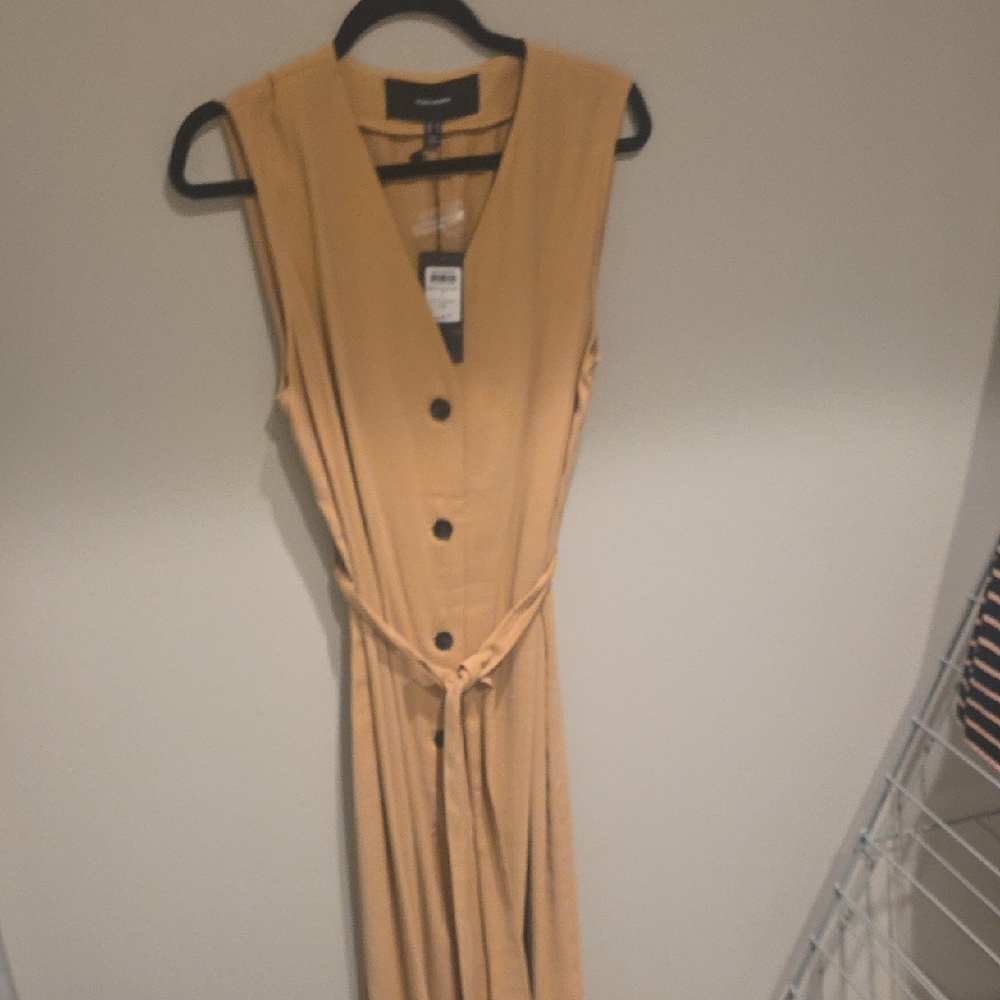 Vero Moda Tan Sleeveless Maxi Dress